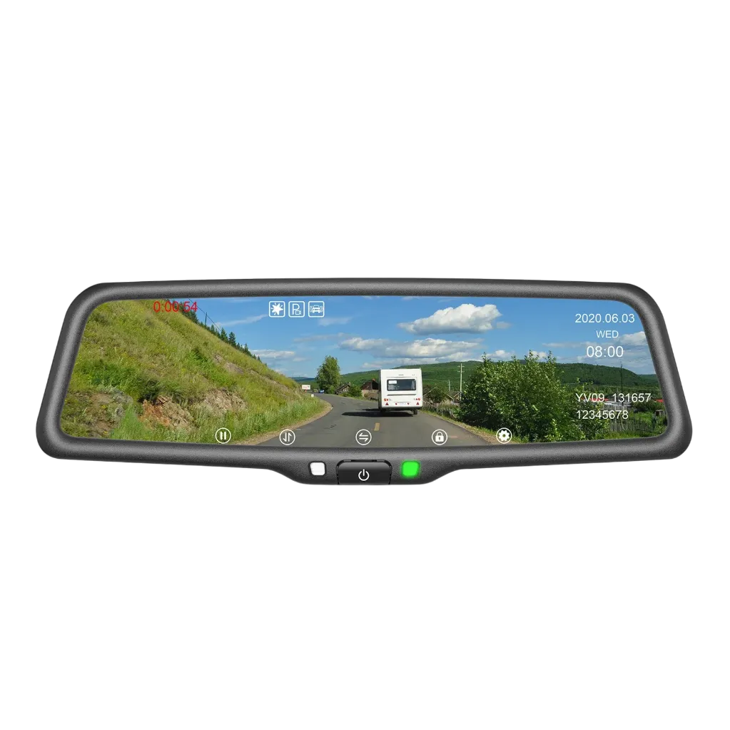 [OEM Hi-Resolution 9.66" Digital Driving Mirror Monitor] LCDM960