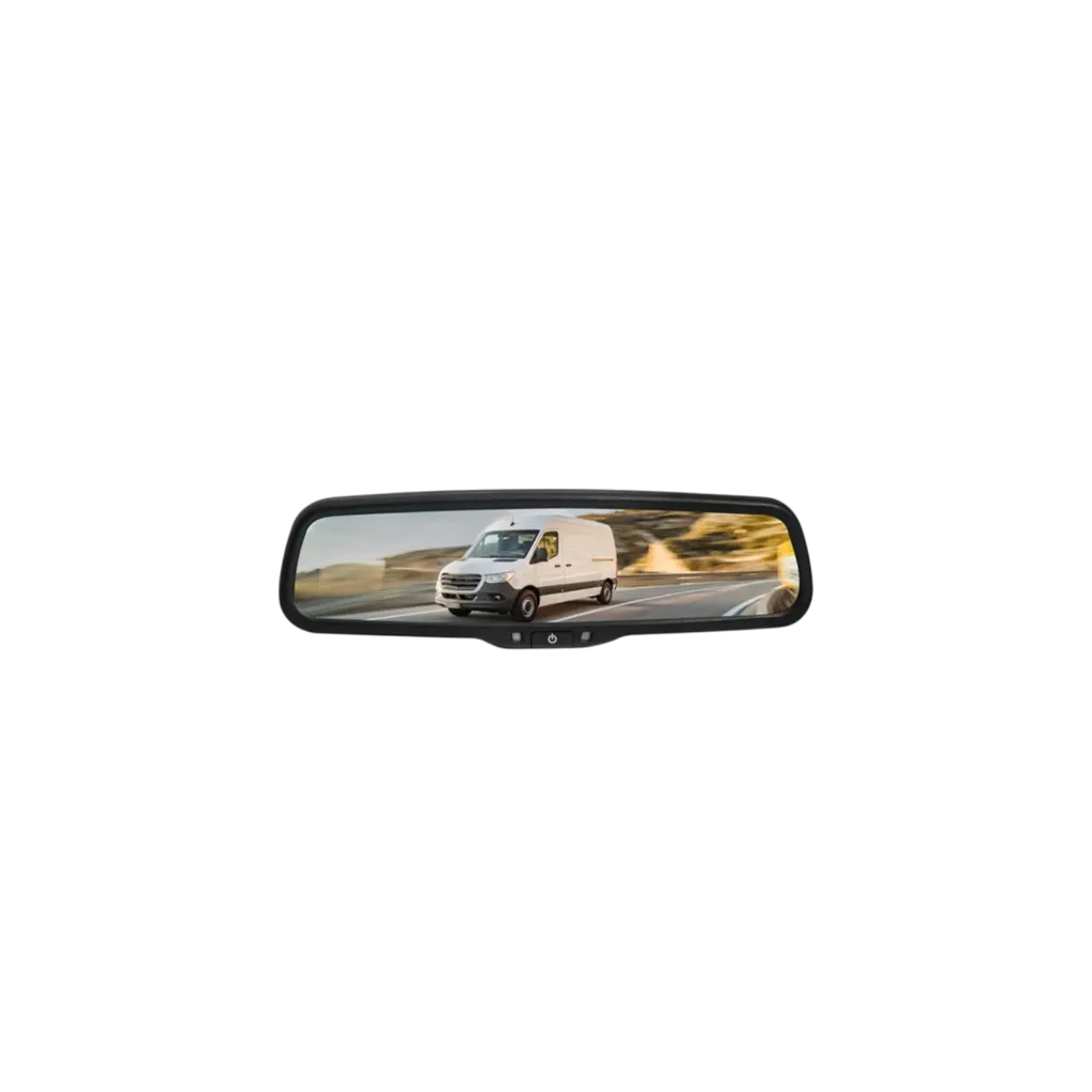 [Hi-Definition 9.66" Digital Driving Mirror System w/ Commercial HD Rear Camera] LCDM966CV