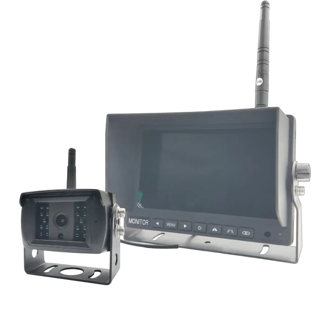 [HD wireless commercial camera system - 7" LCD built-in DVR module w/ CAM155WHD] CCS714WHD