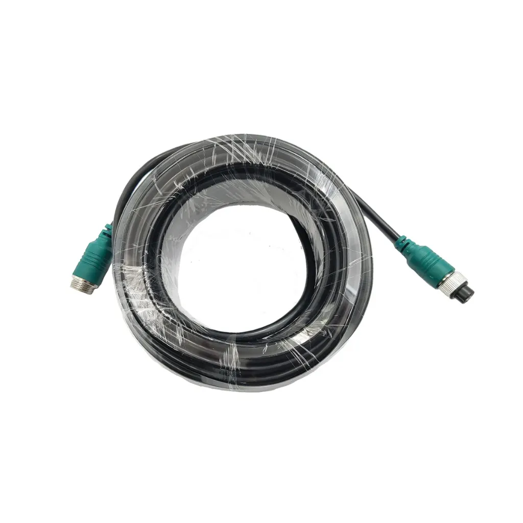 [15M extension cable w/ waterproof green aviation connector] PL-15WPB