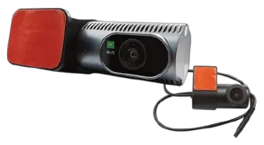 [4K Forward Dash Cam w/128gbSD Card + Rear Camera and extension Cable] DC3600