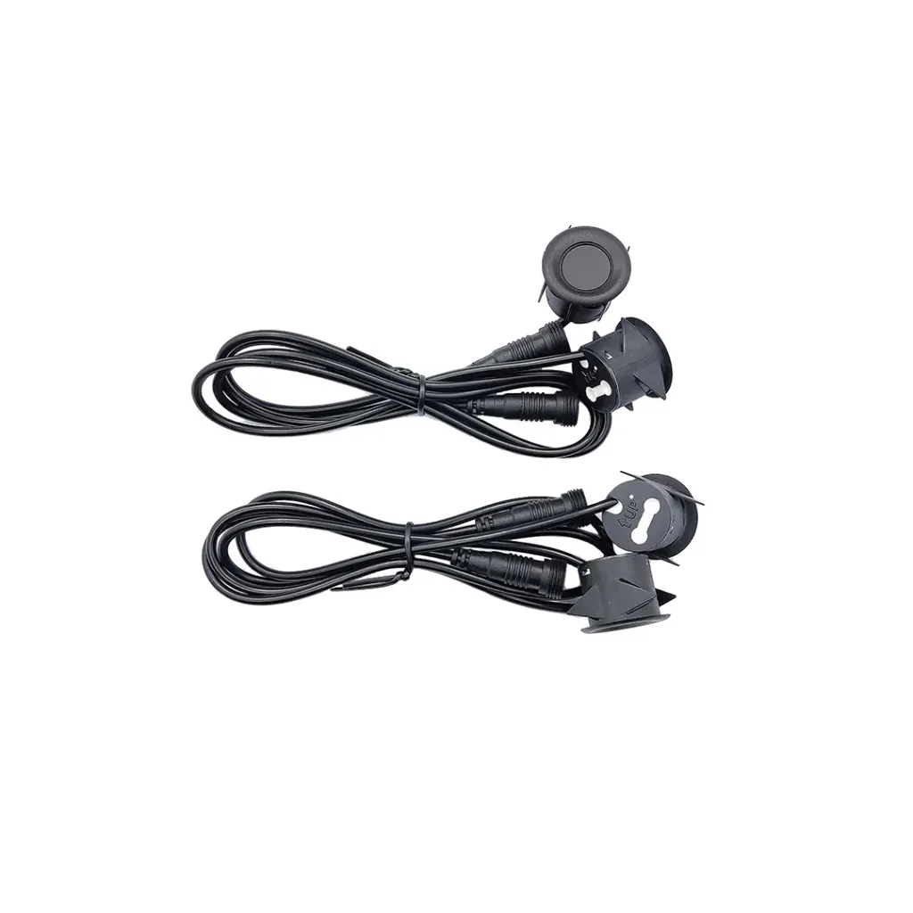 [Front or rear programmable 4 sensor Ultrasonic system w/ push-in style mount] PDC125PI